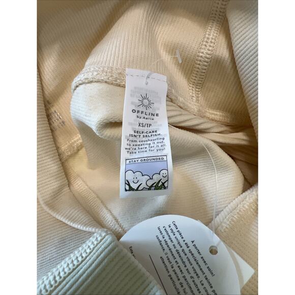 Aerie Offline seamless‎ 7/8 legging cream/yellow XS/TP - Picture 7 of 10
